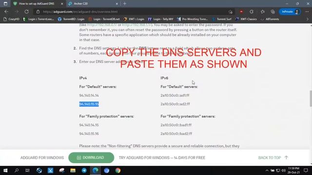 How to Setup and Configure Adguard DNS in a TP-Link Router | 2021 | смотреть онлайн
