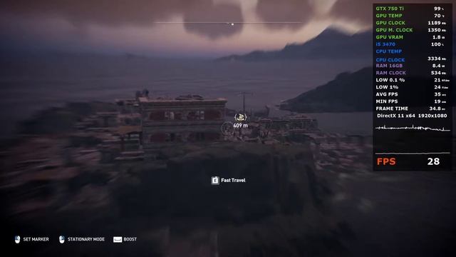 Assassin's Creed Odyssey - GTX 750Ti 2GB - i5 3470 - 16GB Ram - 1080p смотреть онлайн