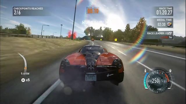Need For Speed The Run : Pagani-Huayra-Gamplay