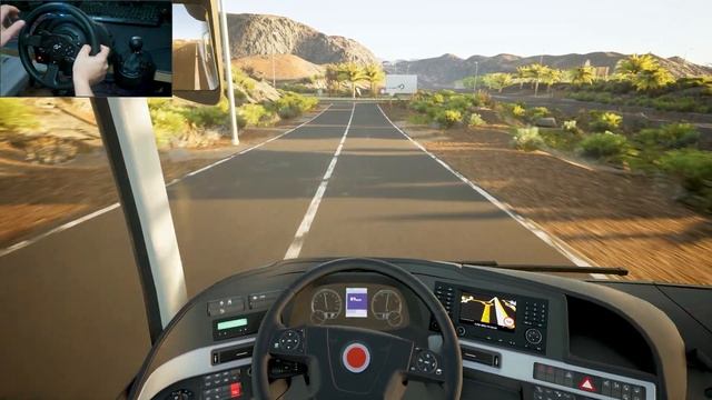 Tourist Bus Simulator "4K" Airport to Hotel | Thrustmaster T300RS смотреть онлайн