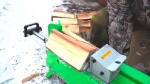 Гонка - электроколун против ручного колуна, чем быстрее колоть дрова?