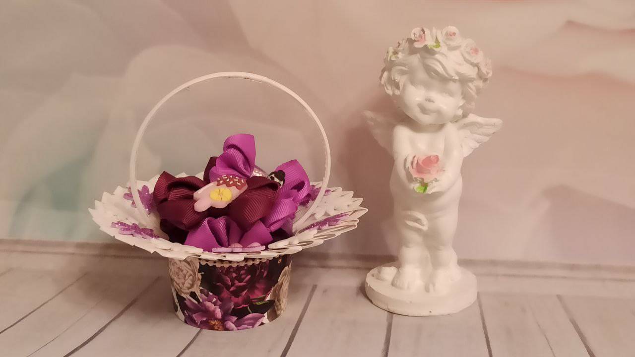 МК Корзиночка из стаканчика. смотреть онлайн