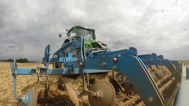 [GOPRO] JOHN DEERE 7530- LEMKEN Smaragd- Déchaumage 2014 смотреть онлайн