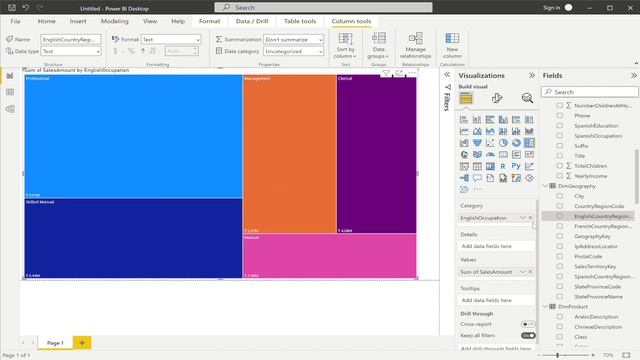 Power BI Tutorial - Tree Map смотреть онлайн