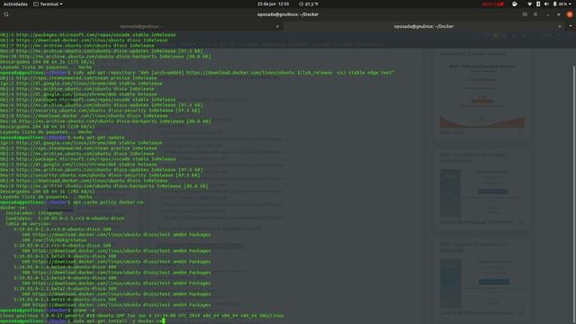 Instala Docker en GUN/Linux 19.04 смотреть онлайн