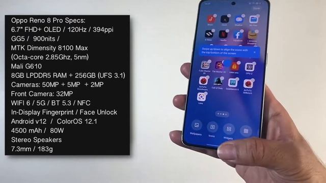 Oppo RENO 8 Pro 5G (MTK Dimensity 8100 MAX) Most beautiful Smartphone 2022! смотреть онлайн