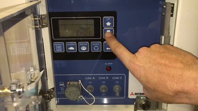 Mitsubishi TFV2000DM-E Timräknare смотреть онлайн