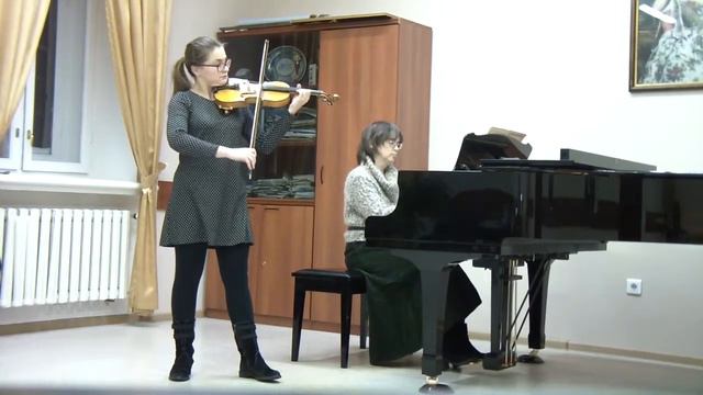 Paganini violin concert #1 part 2 Паганини концерт №1 часть 2 Анастасия Каткова, скрипка смотреть онлайн