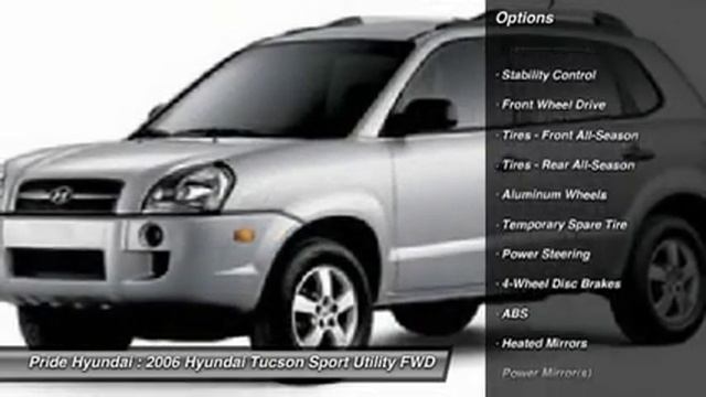 2006 HYUNDAI TUCSON Seekonk, MA 14S208B смотреть онлайн