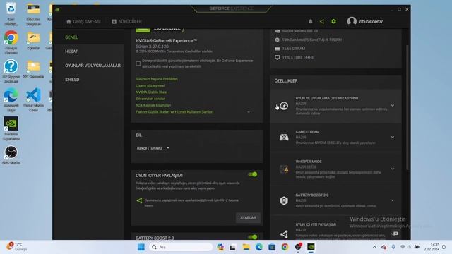 NVIDIA GEFORCE EXPERIENCE NASIL İNDİRİLİR VE KULLANILIR ? | ÜCRETSİZ !!! (2024) смотреть онлайн