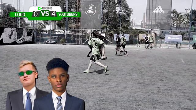 FUTEBOL DA LOUD VS YOUTUBERS DE FUT!