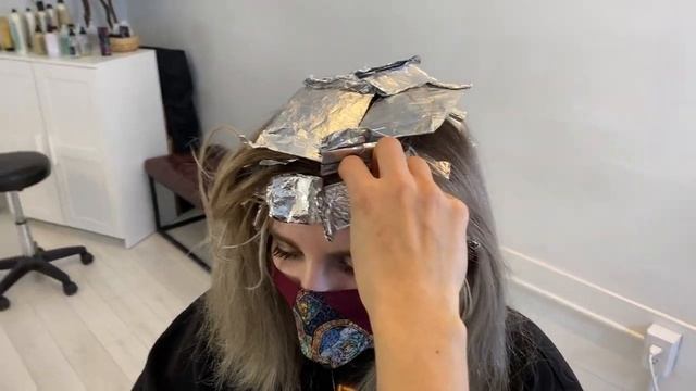 SMOKEY PLATINUM BLONDE | Lived-In Hair Color Tutorial | Redken Shades EQ | Daniella Benita