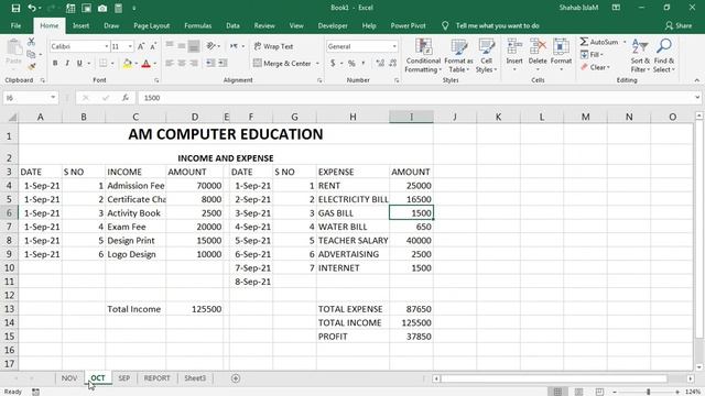 how to create an income and expense report in excel смотреть онлайн