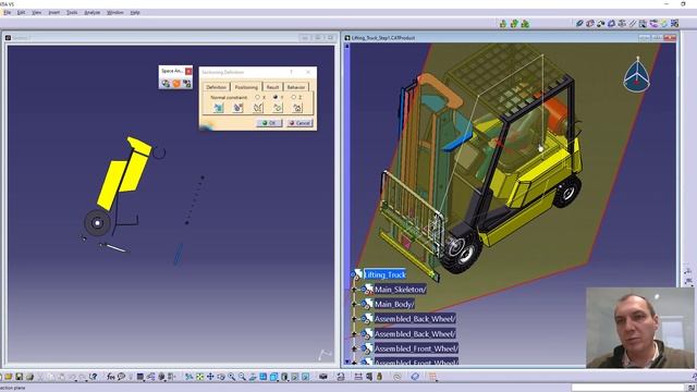4.7.2 Инструменты анализа модели в сборке в CATIA V5 (Создание сечения) #SpaceAnalysis #Sectioning смотреть онлайн