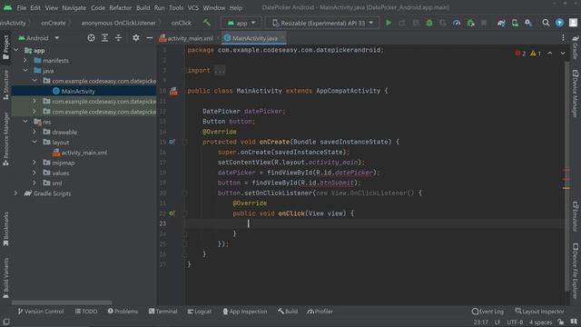 How to Implement DatePicker in Android смотреть онлайн