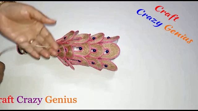 2 Easy Craft made with waste plastic bottle and Jute rope| Best out of waste room decoration idea смотреть онлайн