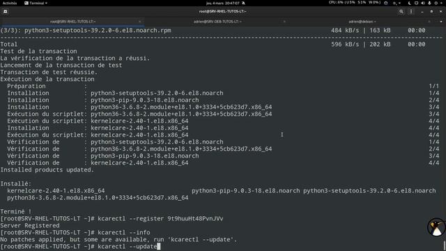 KernelCare : Patcher le noyau Linux sans redémarrer ! смотреть онлайн