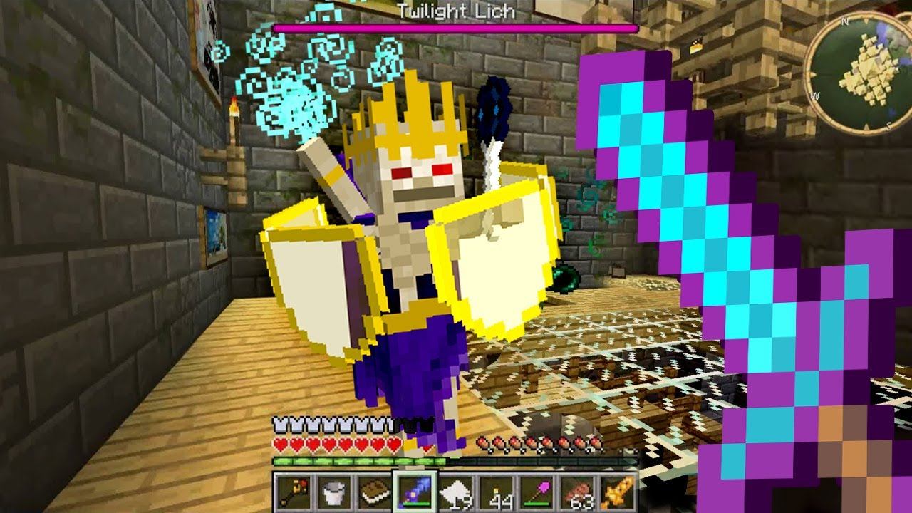 Майнкрафт видео сборник - Нуб vs Лич из Сумеречного Леса! - Обзор Майнкрафт мод Twilight Forest смотреть онлайн