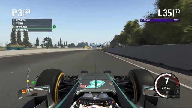 F1 2015 - 100% Race at Circuit Gilles Villeneuve, Montreal, Canada in Hamilton's Mercedes смотреть онлайн