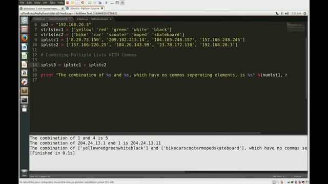 Python programming using Lists - Basics of one of the easiest scripting languages known to man смотреть онлайн