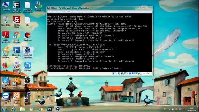 CARA MENGATASI DEBIAN 9 PADA VIRTUALBOX TIDAK BISA PING KE WINDOWS KOMPUTER смотреть онлайн