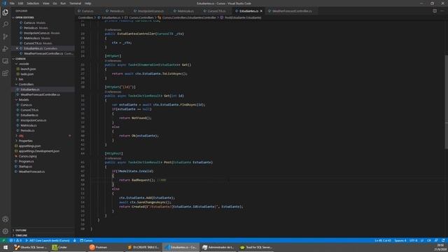 07 - Método Post: Crear un Recurso. Enviar Peticiones JSON en Postman [Net Core 3 - API REST] смотреть онлайн
