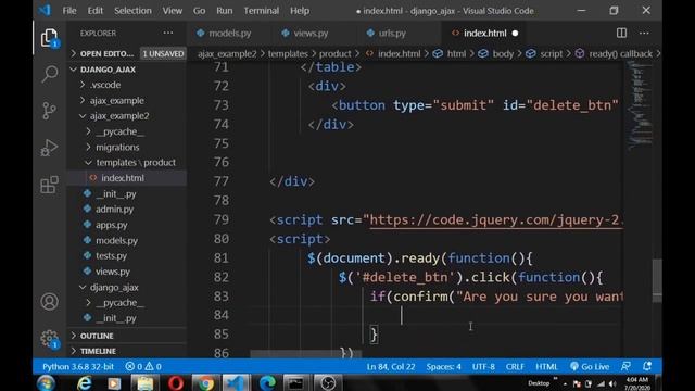django and ajax tutorial. how to delete multiple items using checkbox select in django смотреть онлайн