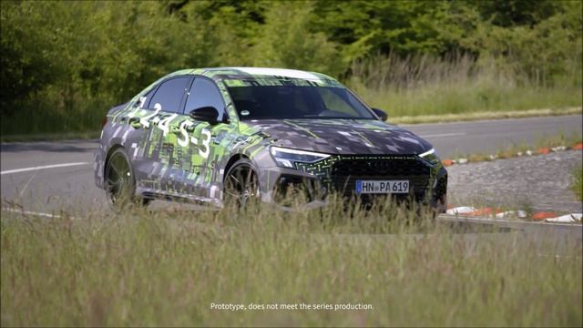 2022 New Audi RS3 8Y Sedan Prototype - Track Testing - Crazy Sound ! смотреть онлайн
