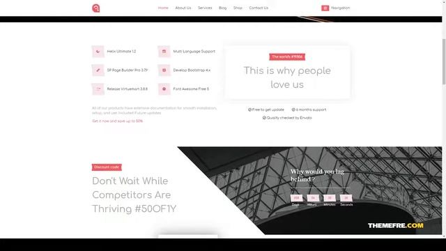 Pzaop - Multipurpose Joomla Template 8 corporate Website Builder смотреть онлайн