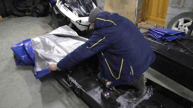 Сани волокуши KTZ "Классик", опыт эксплуатации смотреть онлайн