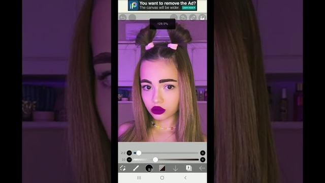 макияж в приложении ibisPaint X смотреть онлайн