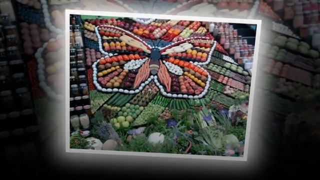 КРАСИВАЯ РАСКЛАДКА ОВОЩЕЙ И ФРУКТОВ В МАГАЗИНАХ, НА РЫНКЕ смотреть онлайн