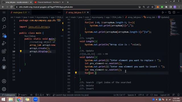 Array's operations : Update Array - Method смотреть онлайн