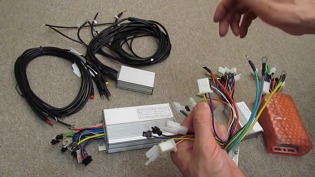 Контроллеры для электровелосипеда, мотор-колеса. Как подключить? Назначение проводов? смотреть онлайн