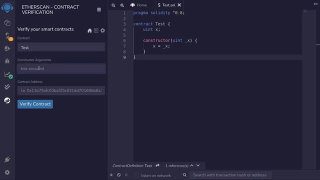 Verify Smart Contract with Remix смотреть онлайн