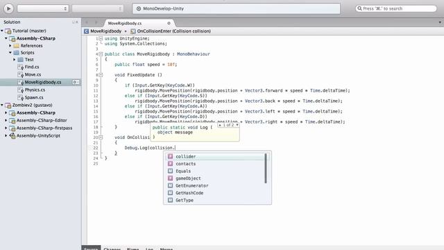 25.- Curso Unity - Colisiones entre objetos смотреть онлайн