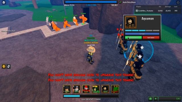 Zabuza Summon and Showcase - Ultimate Tower Defense смотреть онлайн