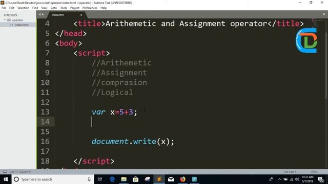 javascript tutorial for beginners in bangla::[Arithmetic and Assignment operator in javascript] #5 смотреть онлайн