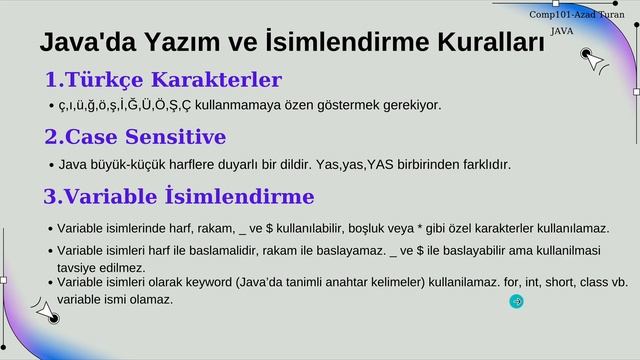 COMP101 JAVA - Yazım ve İsimlendirme Kuralları , CamelCase ve Snake_Case смотреть онлайн