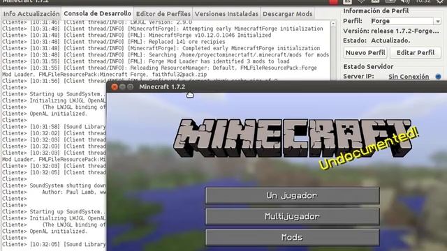 TUTORIAL | COMO INSTALAR MINECRAFT FORGE API 1.7.2 | UBUNTU 10.0 A 13.10 смотреть онлайн