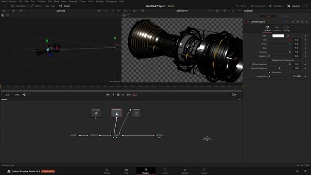 0151 Новый 3D рендер в Davinci Resolve / Формат USD в Давинчи смотреть онлайн
