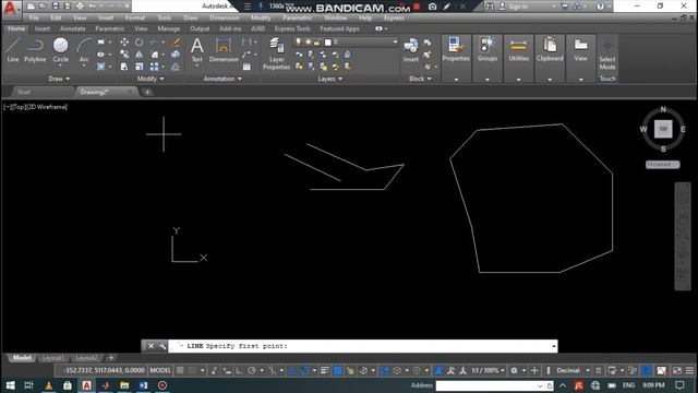 Line and Polyline command in AutoCAD || NY-Skills || смотреть онлайн