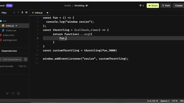throttling in js #react #reactjs #javascript #algorithm #interview #frontend #js смотреть онлайн
