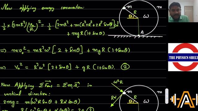 THE BOUNCING HOOP CHALLENGE| IRODOV 1_165| ROTATIONAL MECHANICS смотреть онлайн