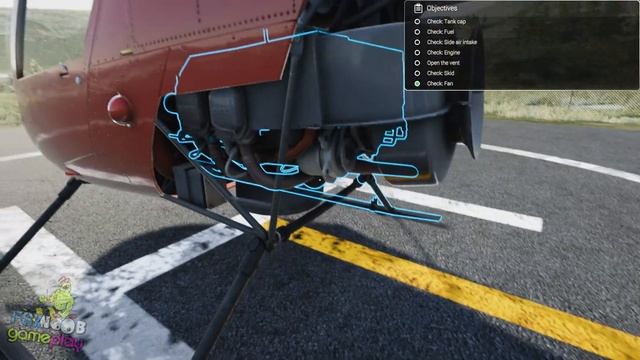 Helicopter Simulator 2020 - Startup & Checks Tutorial | PC Steam 4K смотреть онлайн
