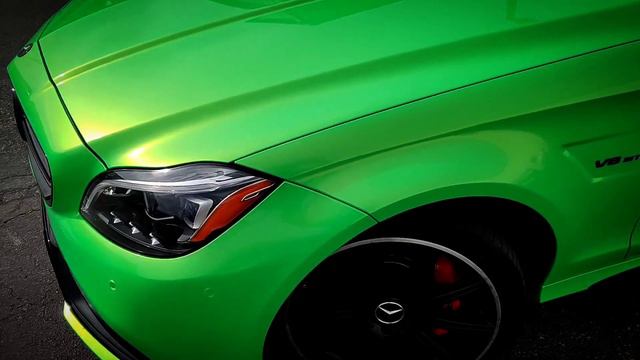 Mercedes CLS 63 AMG wrapped смотреть онлайн