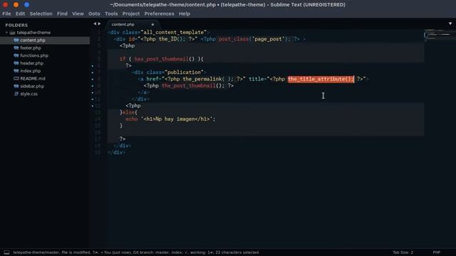 Custo Creación Tema WordPress - [2] Content.php: Generando Links de Publicación [PT9] смотреть онлайн