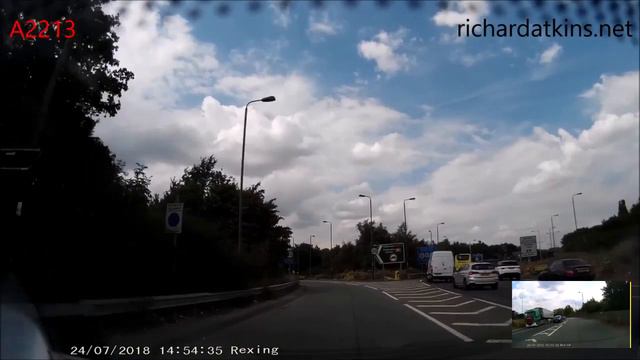 Hither Green Driving Test Route 24 July 2018 2.32pm смотреть онлайн