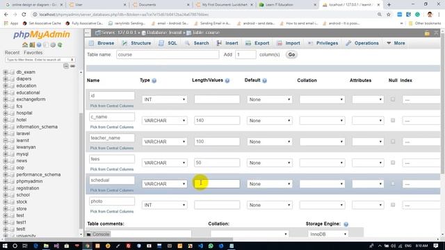 ERD with PHP myadmin 04 смотреть онлайн