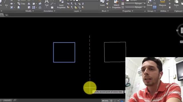 MIRROR tool - AUTOCAD смотреть онлайн